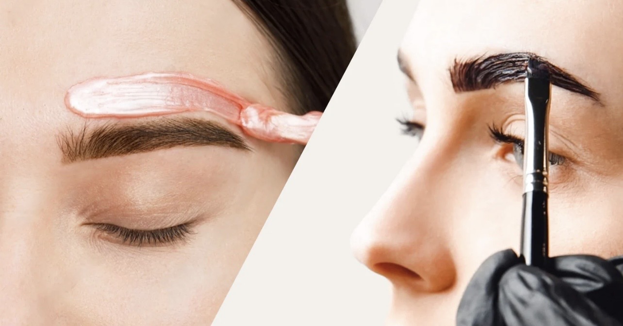 Brow lamination treatment