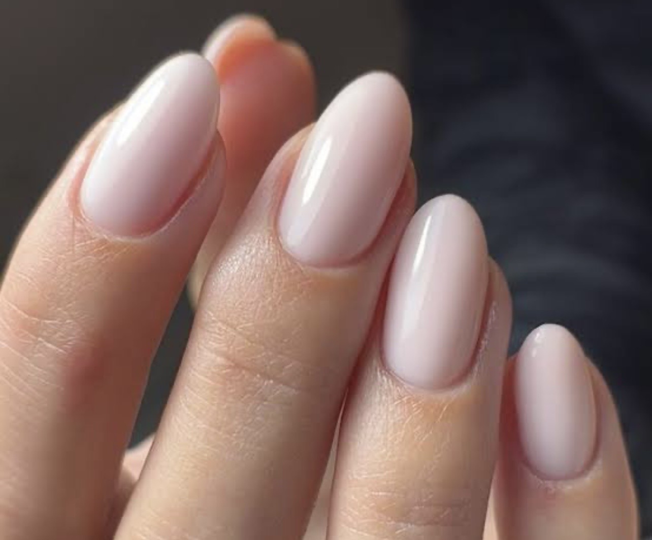 Soft pink gel nail manicure — a signature treatment at The LDP Edit, Mansfield
